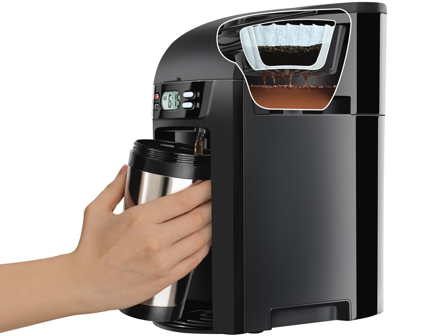 Cafeteira Elétrica Hamilton Beach Brewstation 17 Xícaras Preto