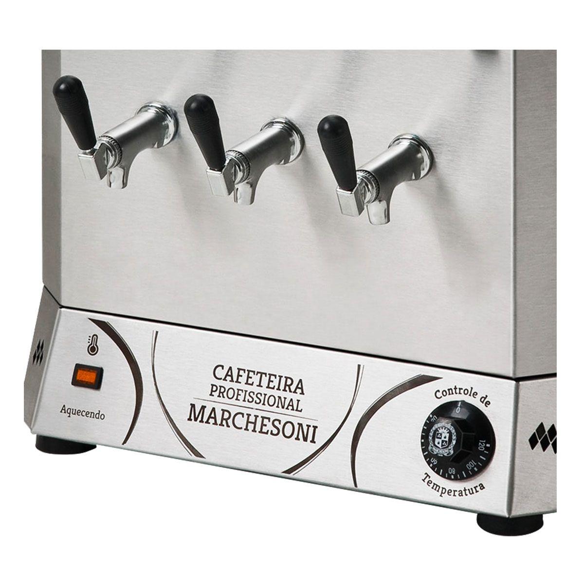 Cafeteira Automática Marchesoni 6 Litros Preto Inox Cafeteira Eletrica Industrial 12 Litros 2500w Inox Marchesoni Cafeteira Industrial Magazine Luiza