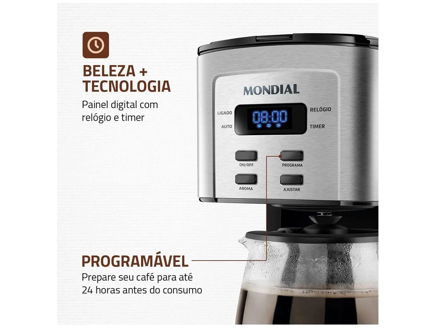 Cafeteira Elétrica Mondial Dolce Arome Digital