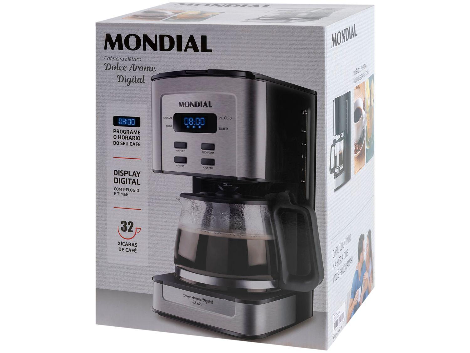 Cafeteira Elétrica Mondial Dolce Arome Digital