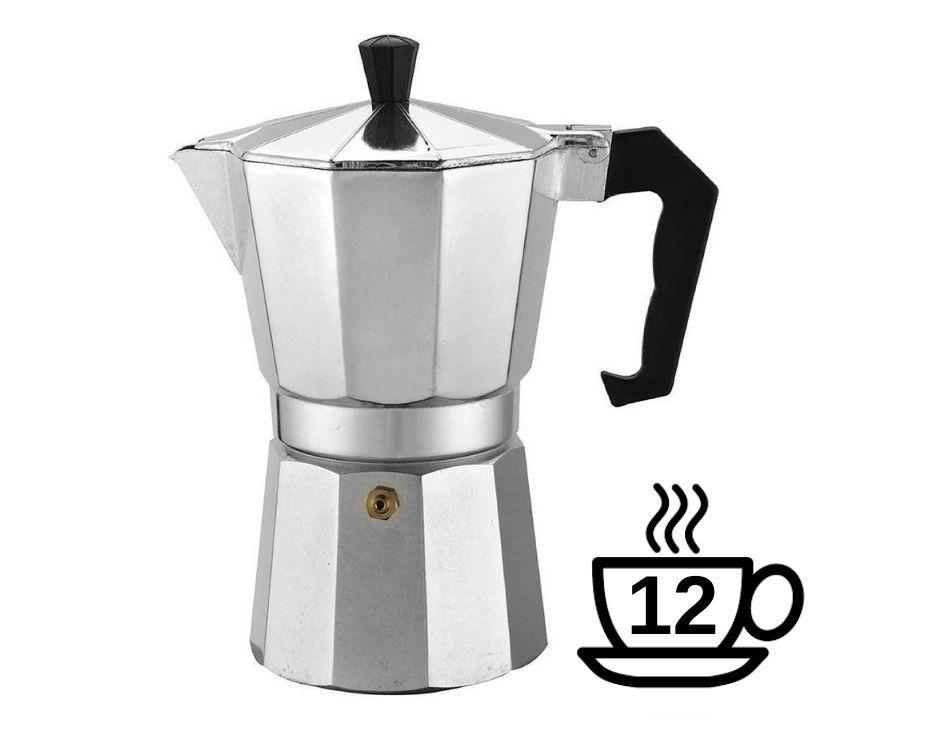 Cafeteira Italiana Moka 12 xícaras Wincy Café Expresso em