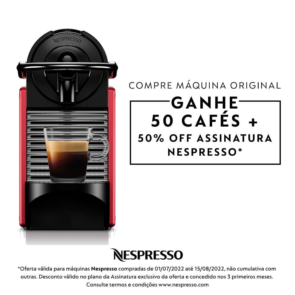 Cafeteira Nespresso Pixie Carmine 