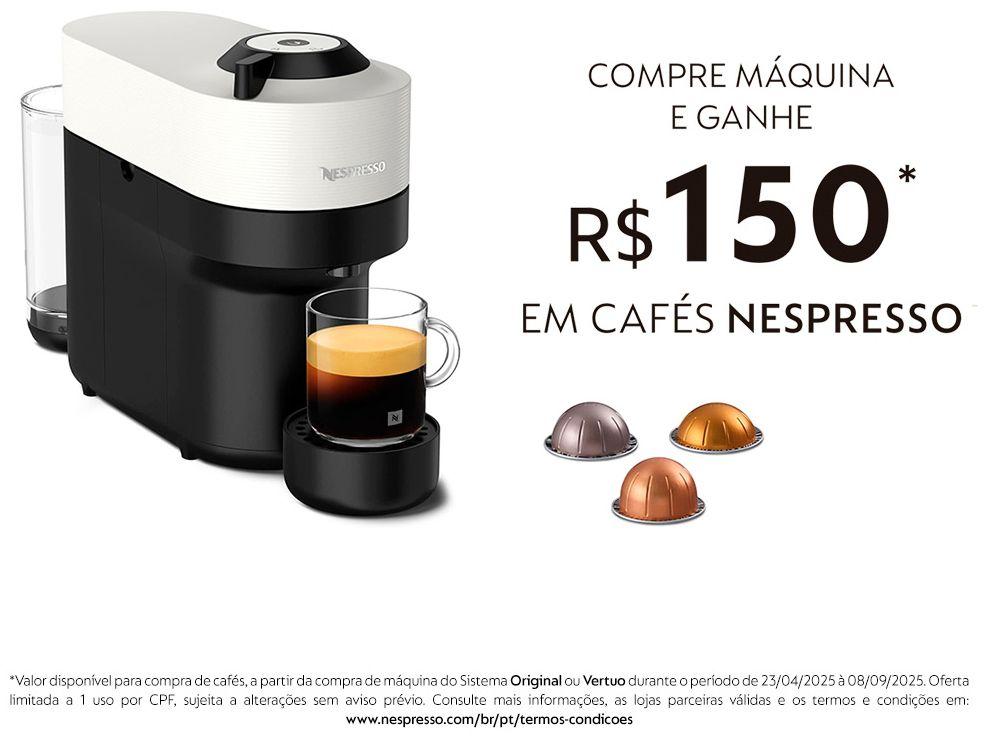Cafeteira Nespresso Vertuo Pop Branca
