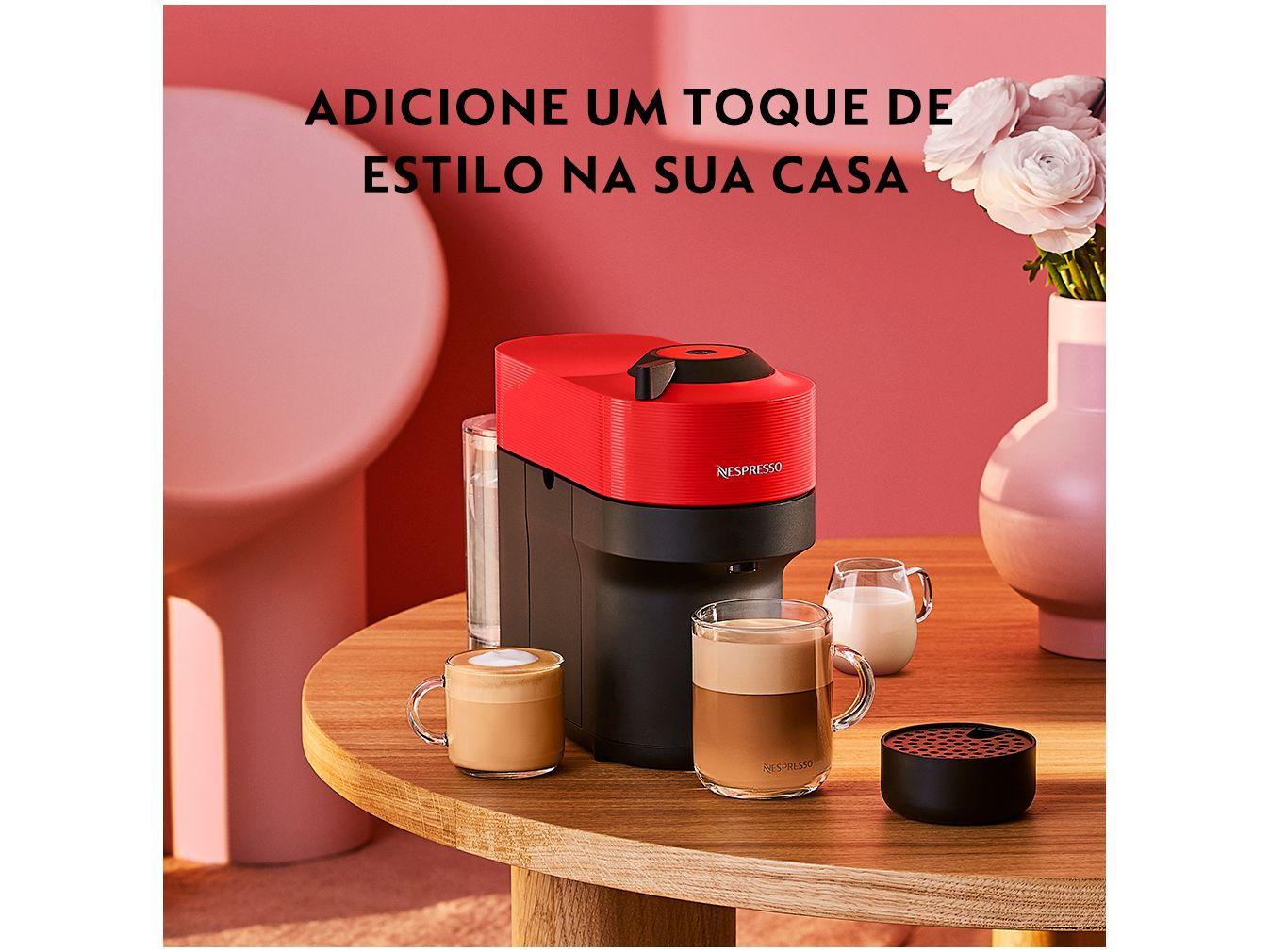 Cafeteira Nespresso Vertuo Pop Vermelha