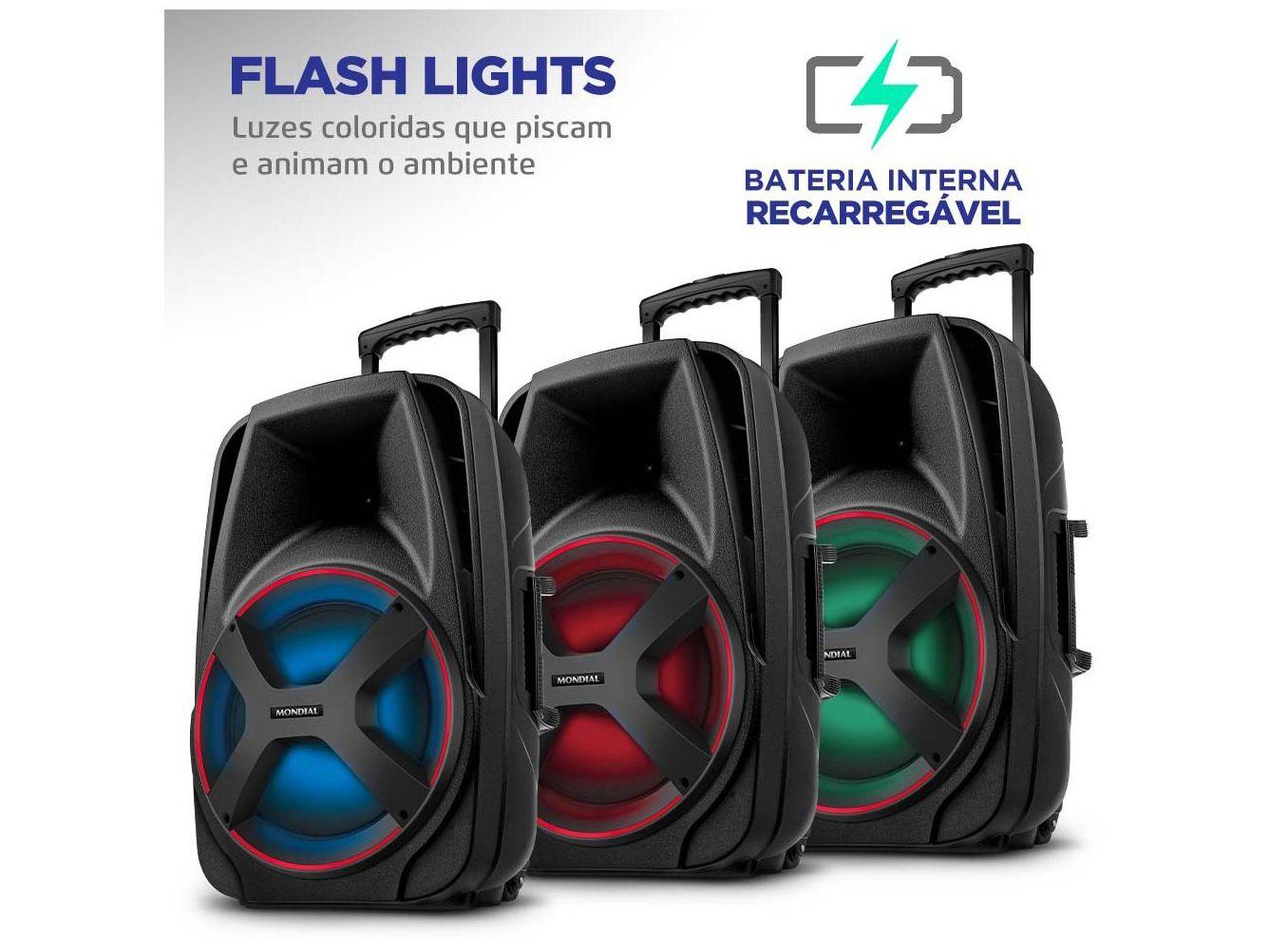 Caixa Amplificada Connect Power Mondial Cm-550