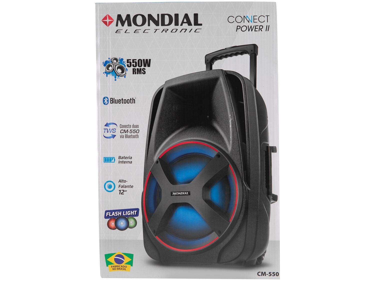 Caixa Amplificada Connect Power Mondial Cm-550