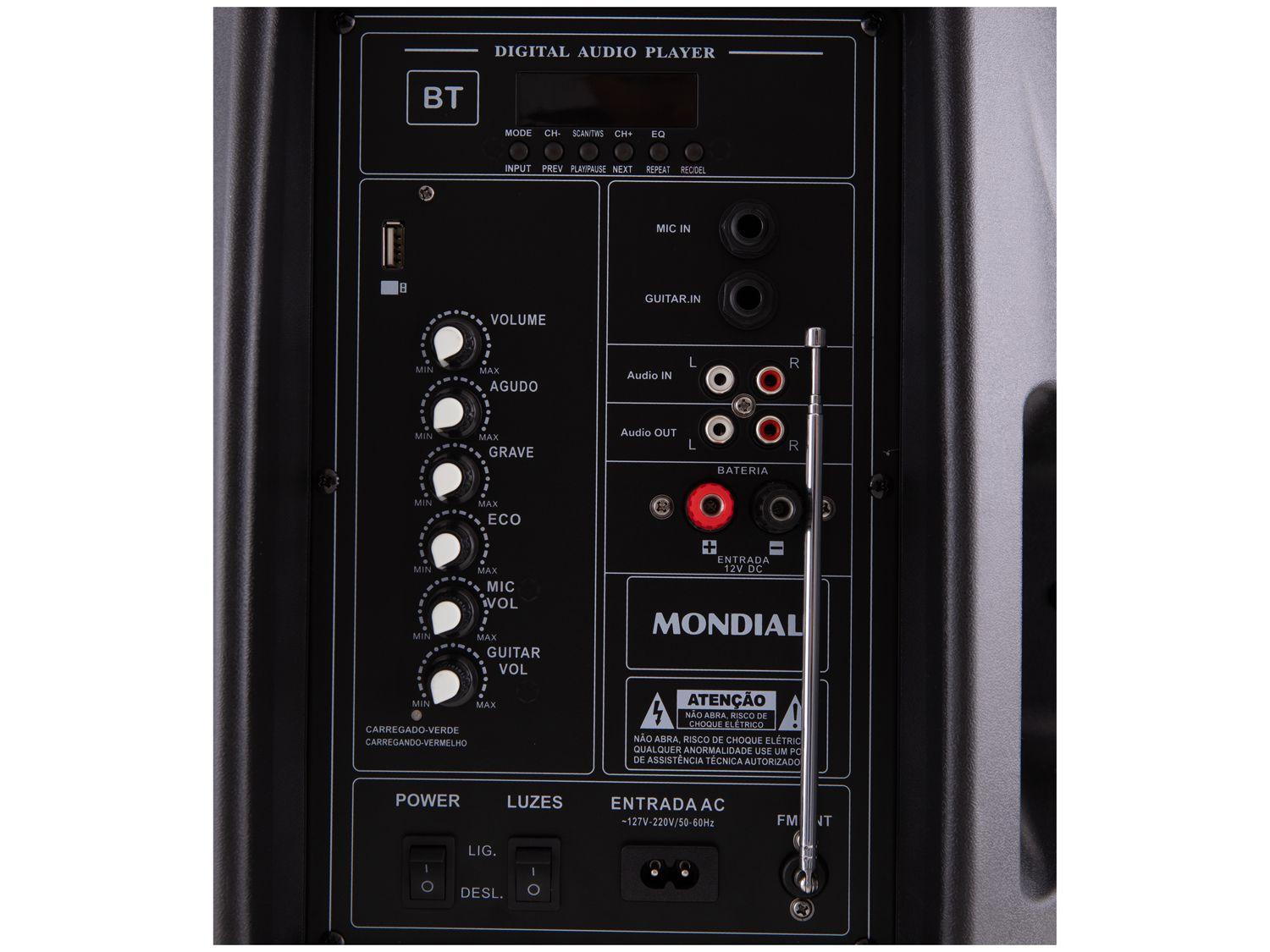 Caixa Amplificada Connect Power Mondial Cm-550