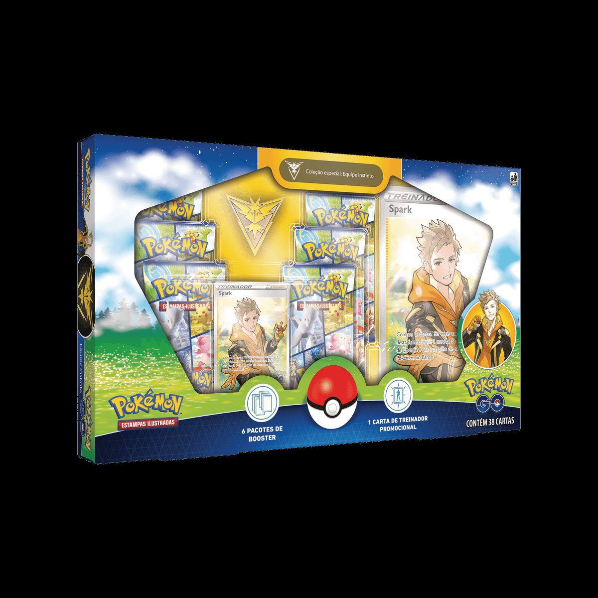 Box Carta Pokemon Equipe Valor Broche 38 Cartas Copag – Papelaria