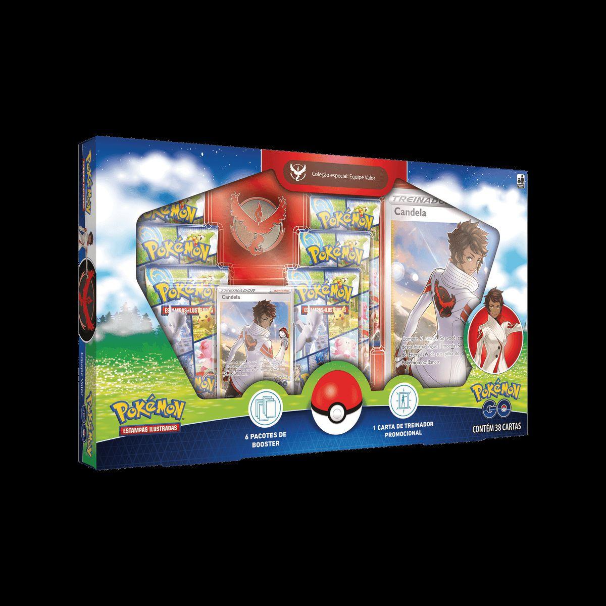 Jogo de Cartas Pokemon GO Box Especial Treinadores Valor Copag