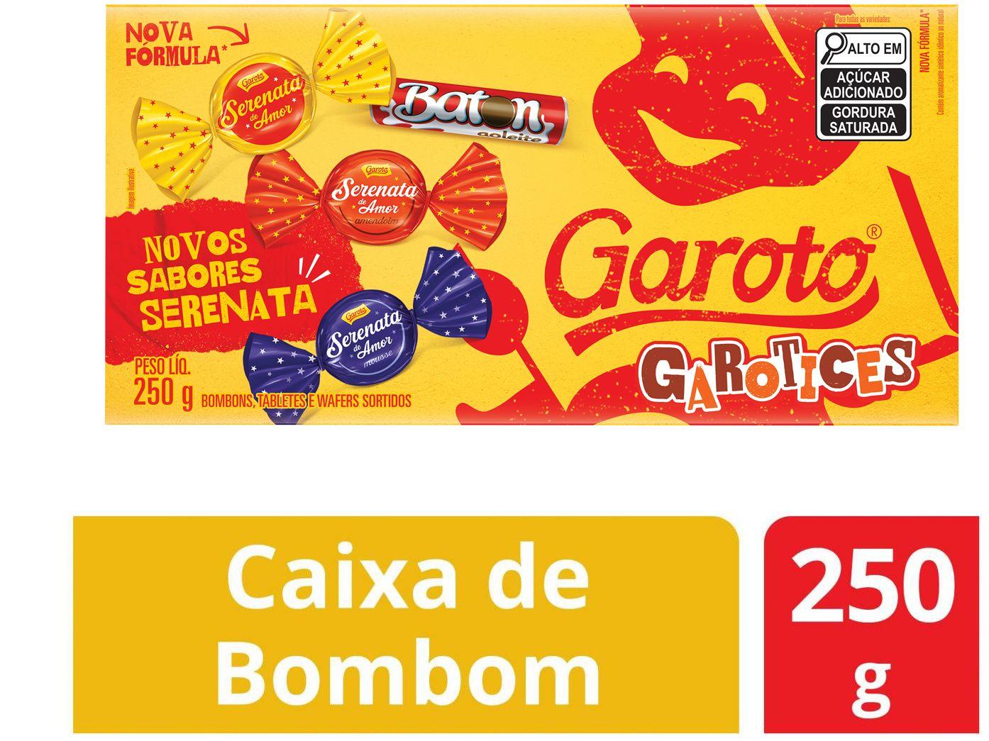 Caixa de Bombom Garoto Garotices Sortidos