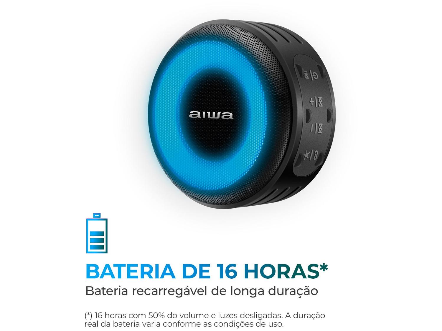 Caixa de Som Aiwa AWS-SP-02 Bluetooth Portátil