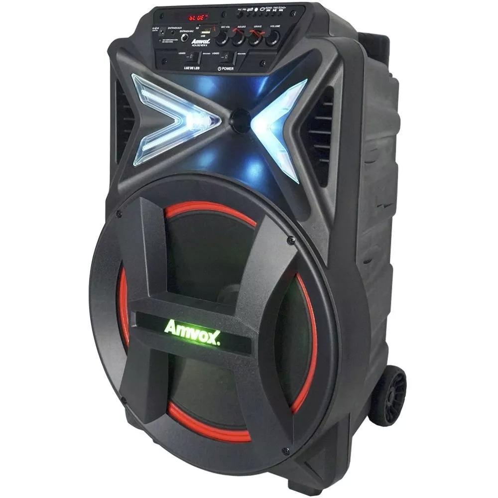 Caixa De Som Amplificada Amvox ACA 292 2900w com Microfone Caixas de Som Magazine Luiza Caixa De Som Amplificada Amvox ACA 292 2900w com Microfone Caixas de Som Magazine Luiza