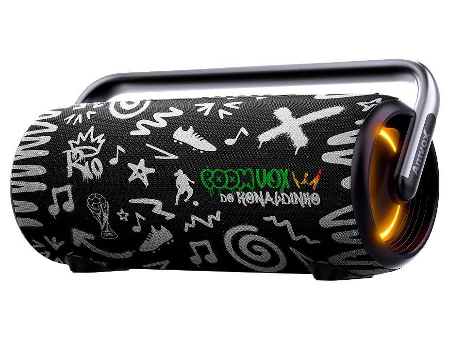 Caixa de Som Amplificada Bluetooth Amvox Boom Vox ACA 610W RMS USB