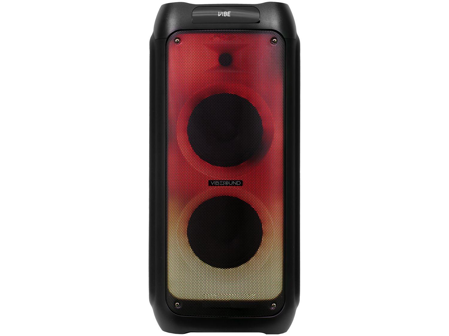 Caixa de Som Amplificada Bluetooth Vivensis Vibe Sound V7 Fire 1800W USB