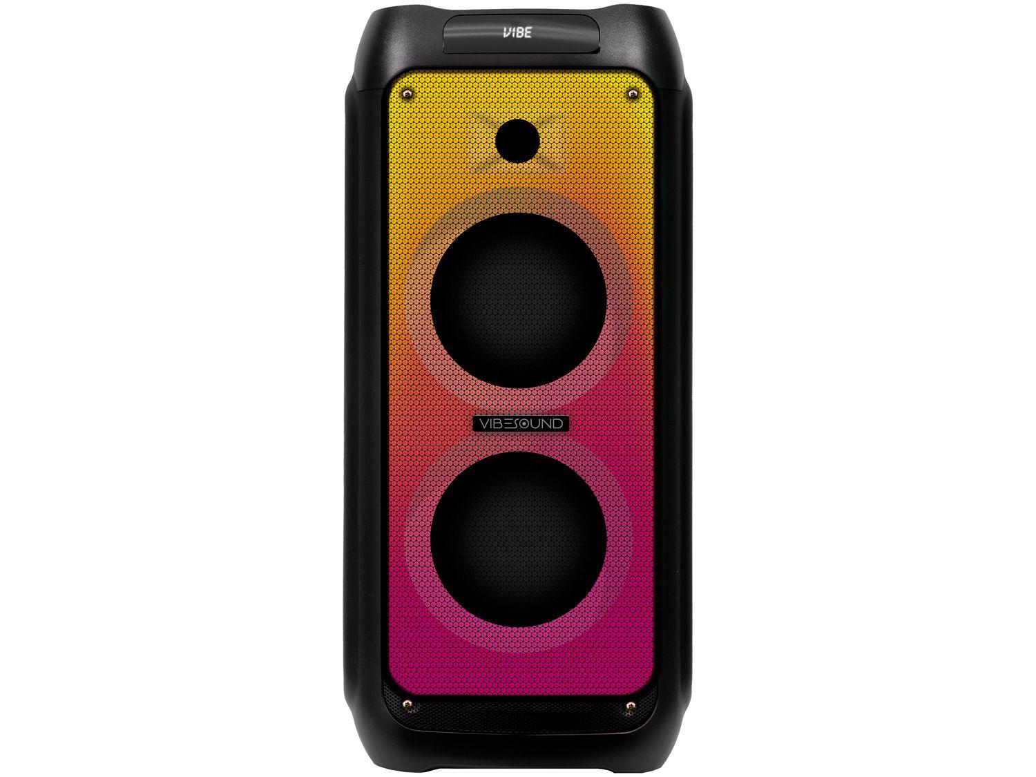 Caixa de Som Amplificada Bluetooth Vivensis Vibe Sound V7 Fire 1800W USB