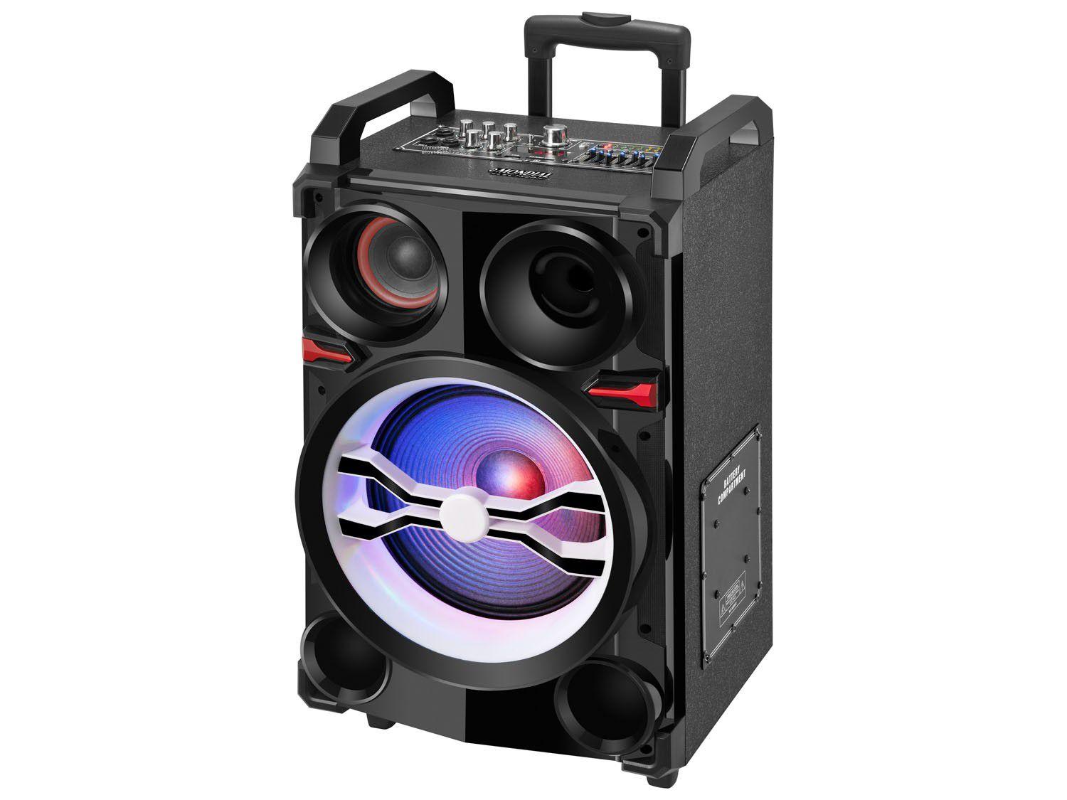 Caixa de Som Bluetooth Mondial CM06 Amplificada 300W com Microfone