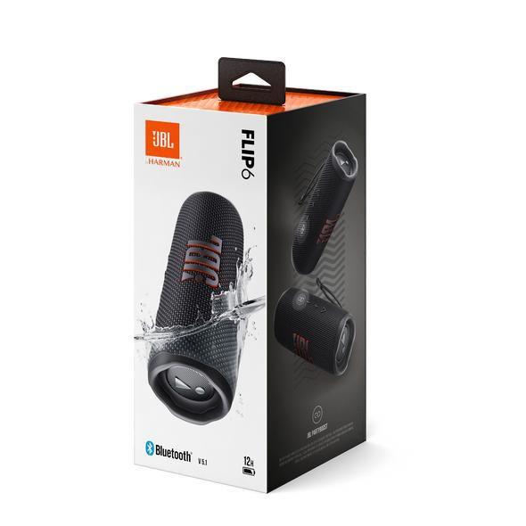 Caixa de Som Bluetooth JBL Flip 6 30W Preta - JBLFLIP6BLK