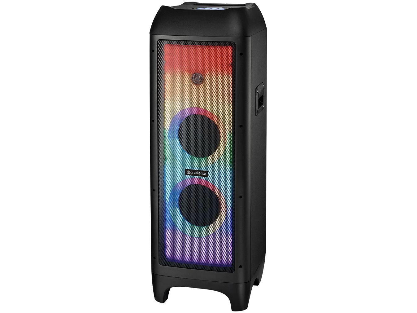 Caixa de Som Gradiente Extreme Colors Full Led