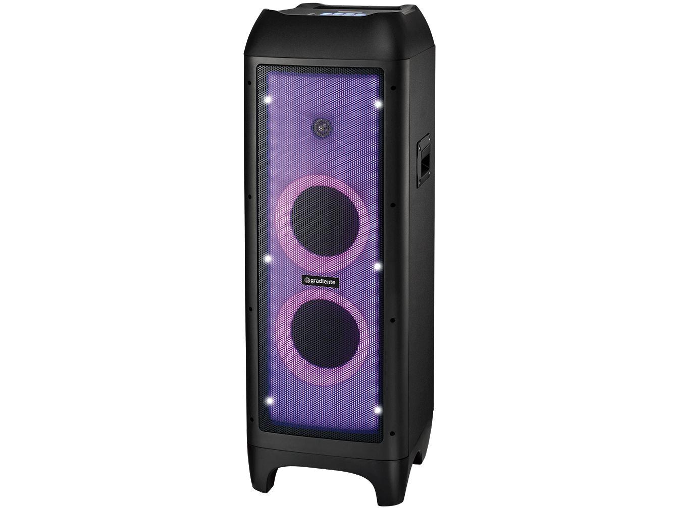 Caixa de Som Gradiente Extreme Colors Full Led