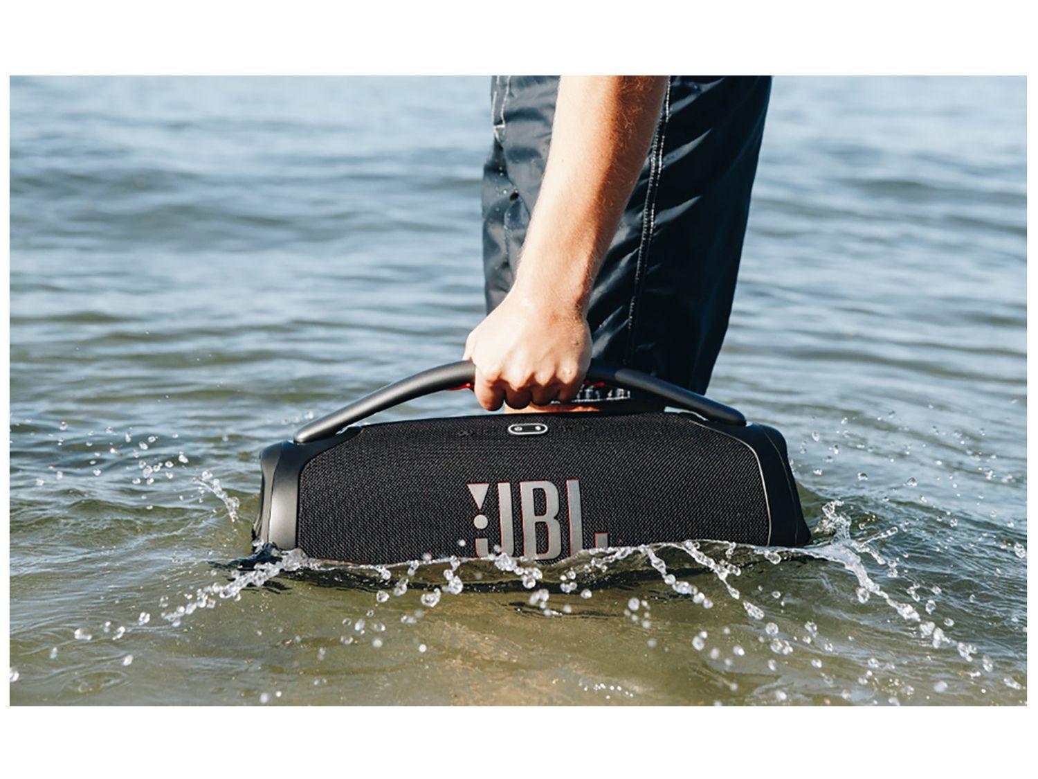 Caixa de Som JBL Boombox Bluetooth Amplificada Portátil 80W RMS - Bivolt