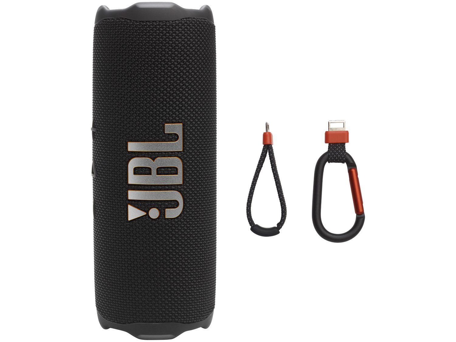 Caixa de Som JBL Flip 7 JBLFLIP7BLKBR Bluetooth Amplificada Portátil IP68 25W RMS