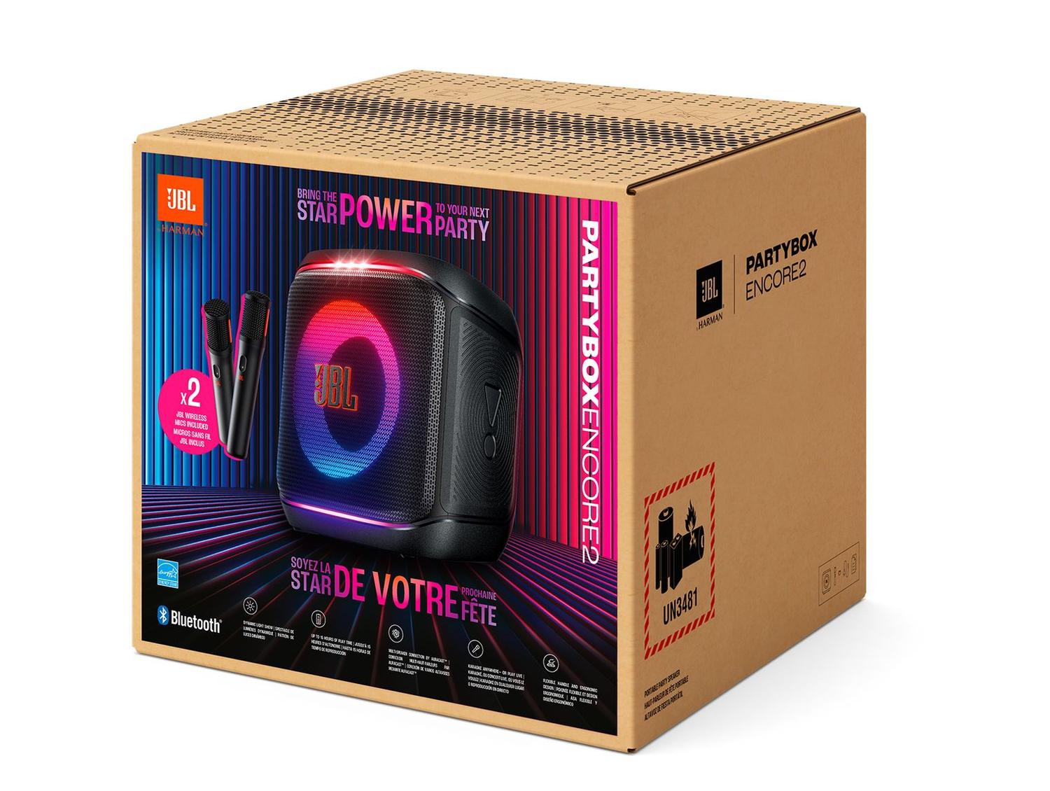 Caixa de Som JBL PartyBox Encore 2 Bluetooth Amplificada Portátil 100W