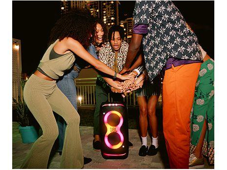 Caixa de Som JBL PartyBox Stage 320 Bluetooth Amplificada Portátil IPX4 240W USB