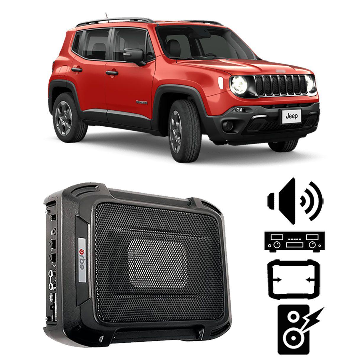 Caixa de Som Jeep Renegade 2016 a 2021 