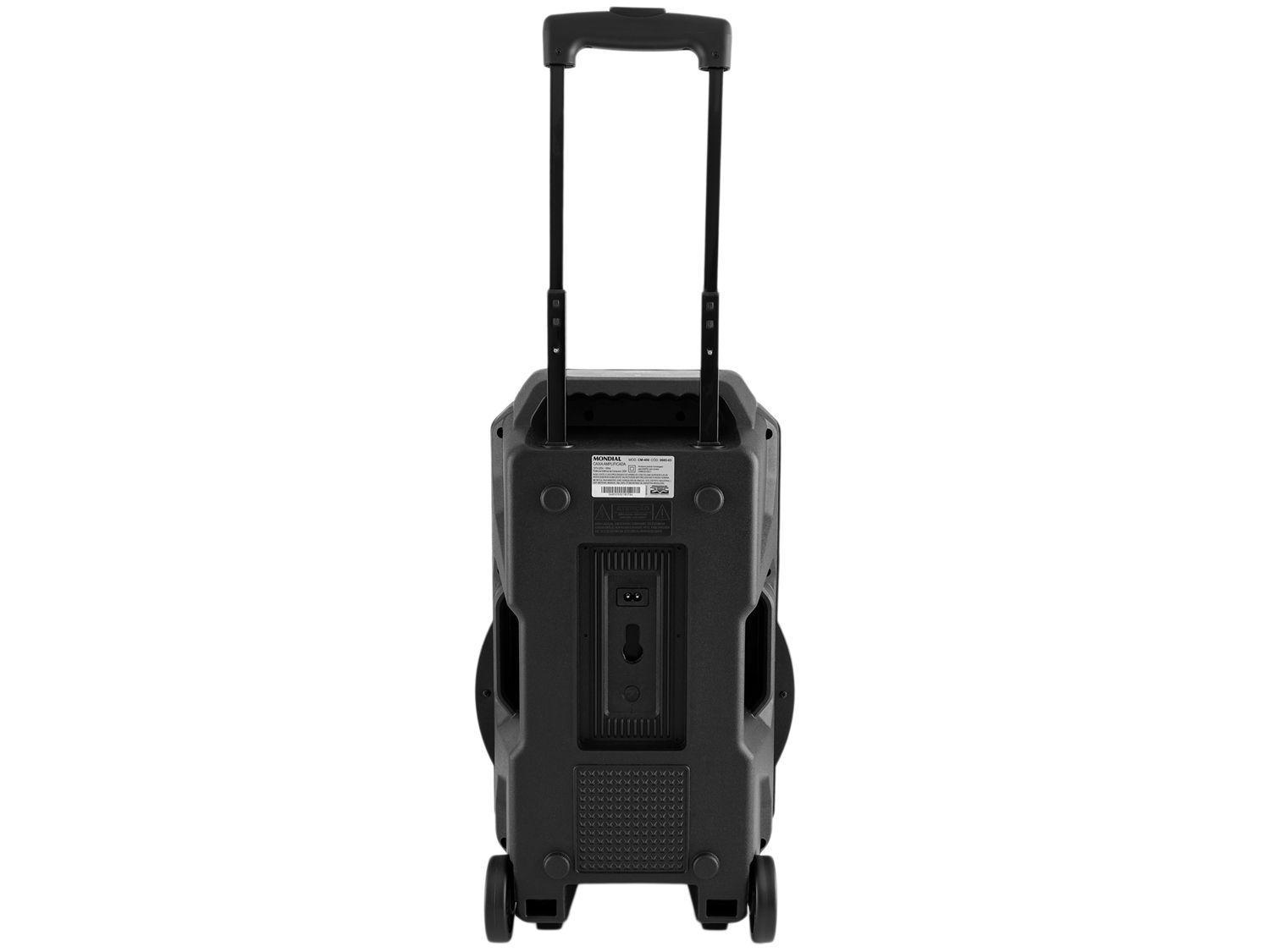 Caixa de Som Mondial CM-400 Bluetooth Portátil Amplificada 400W USB