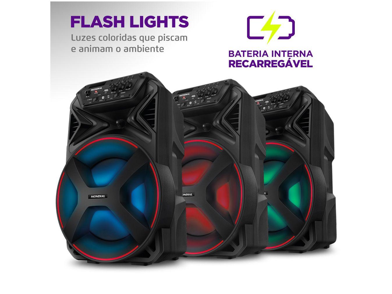 Caixa de Som Mondial Connect Party Plus CM-250