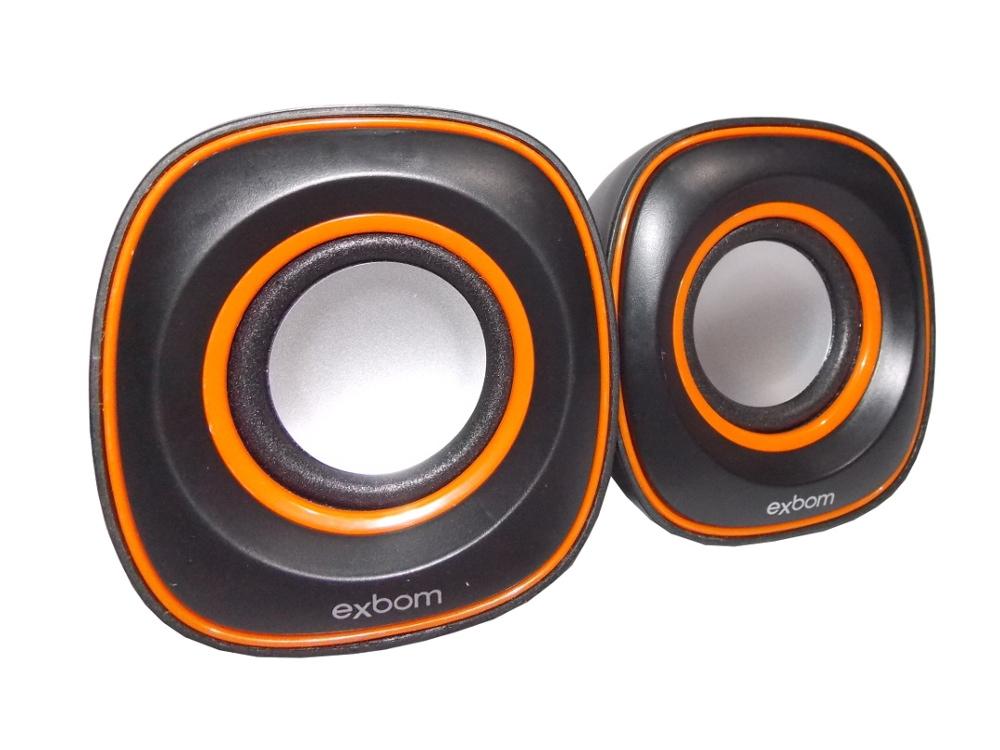 Caixa De Som para PC Notebook Computador Mini Caixinha USB 5W Exbom CS ...