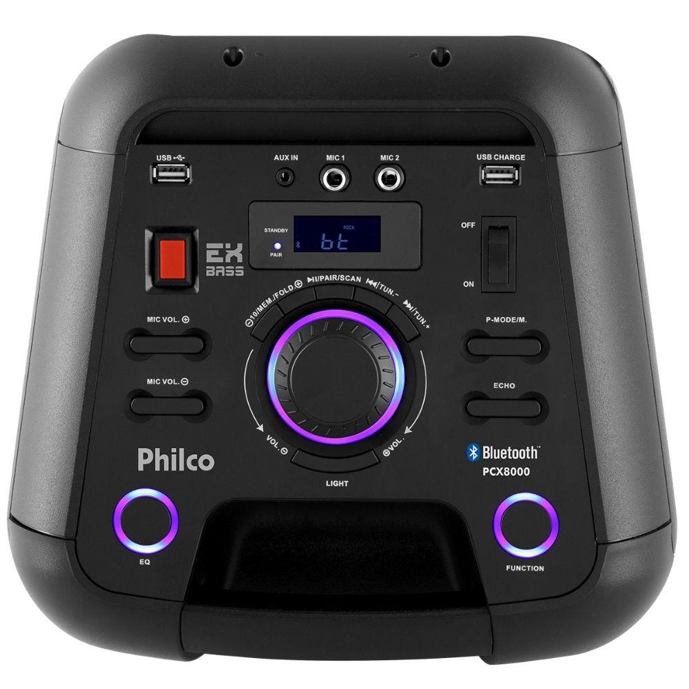 Caixa de Som Philco PCX 8000 500w Bluetooth Potente Caixa de Som para Computador Magazine