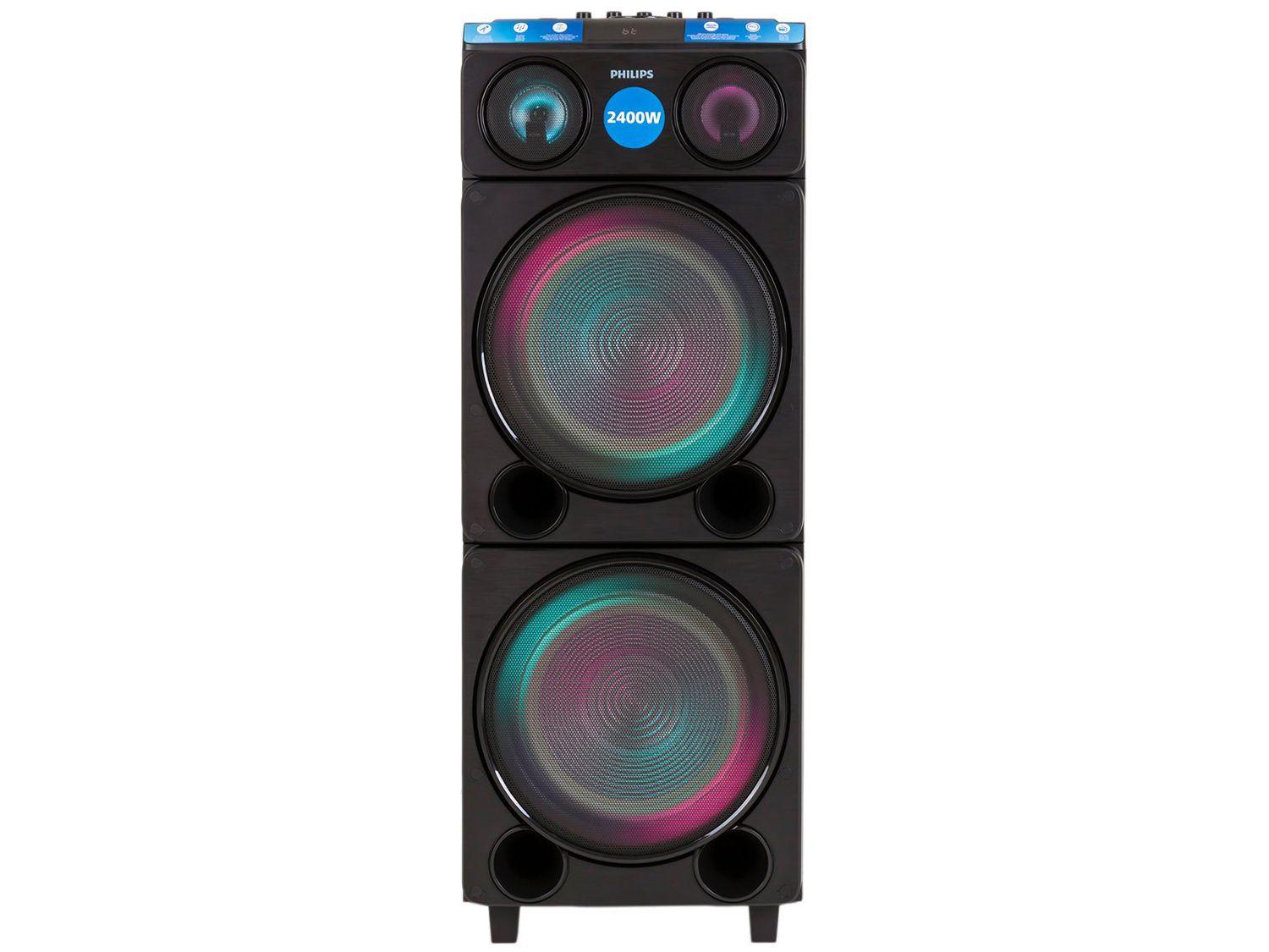 Caixa de Som Torre Philips TAX5509/78 Party Speaker 2400W