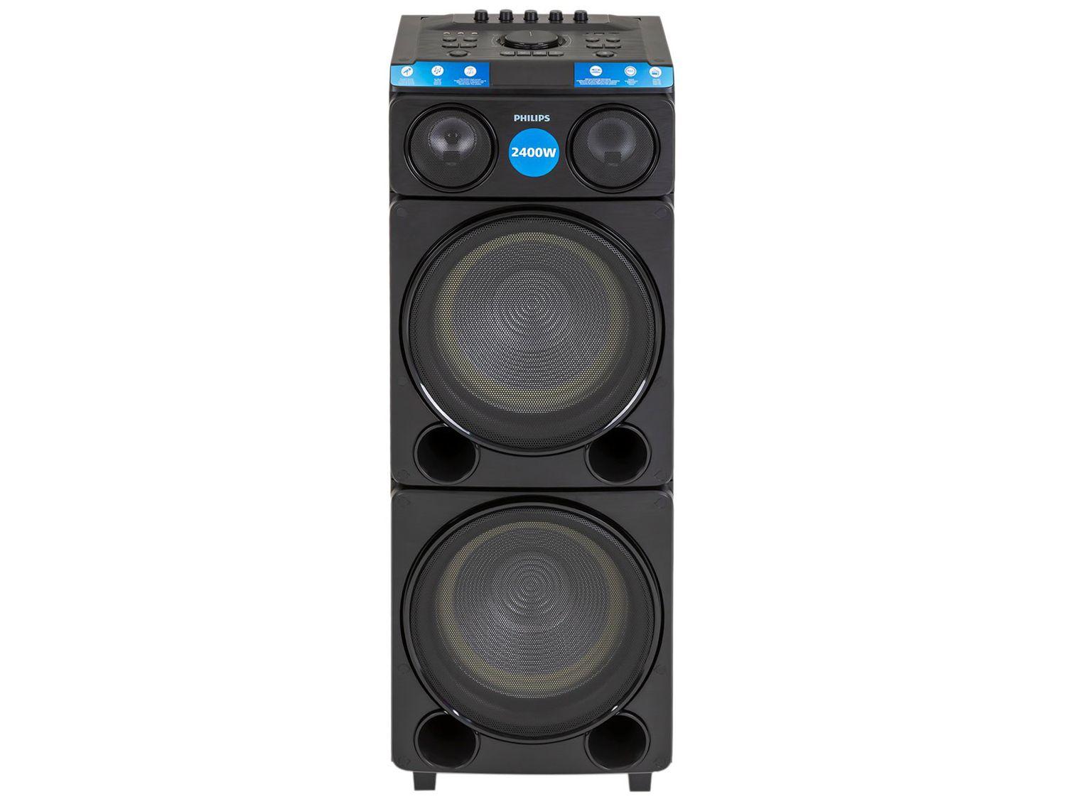 Caixa de Som Torre Philips TAX5509/78 Party Speaker 2400W
