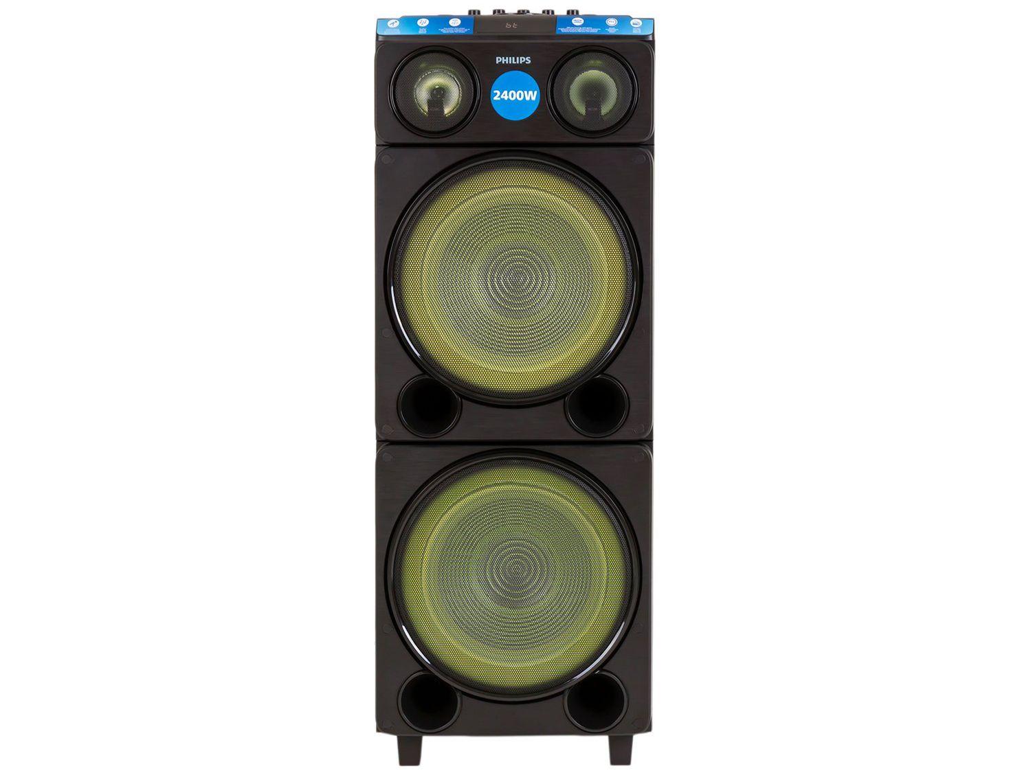 Caixa de Som Torre Philips TAX5509/78 Party Speaker 2400W