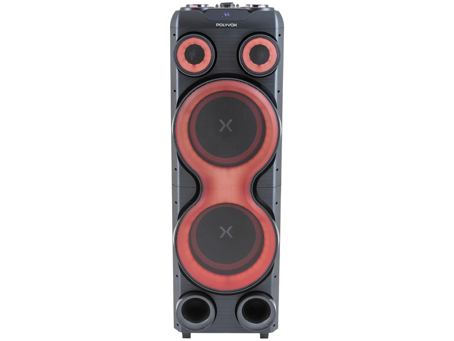 Caixa de Som Torre Polyvox XT-2212T Smart Speaker Bluetooth 2500W