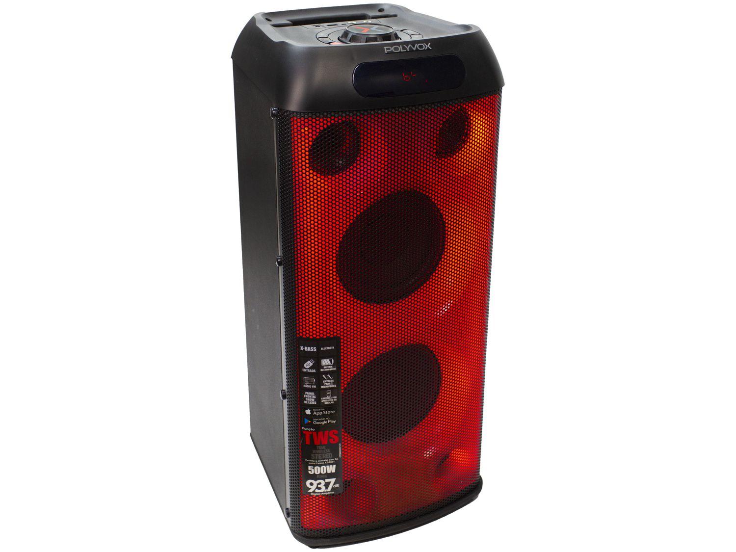 Caixa de Som Torre Polyvox XT-660T Bluetooth