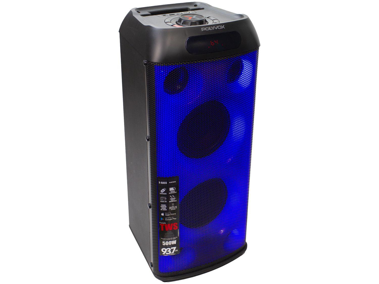 Caixa de Som Torre Polyvox XT-660T Bluetooth