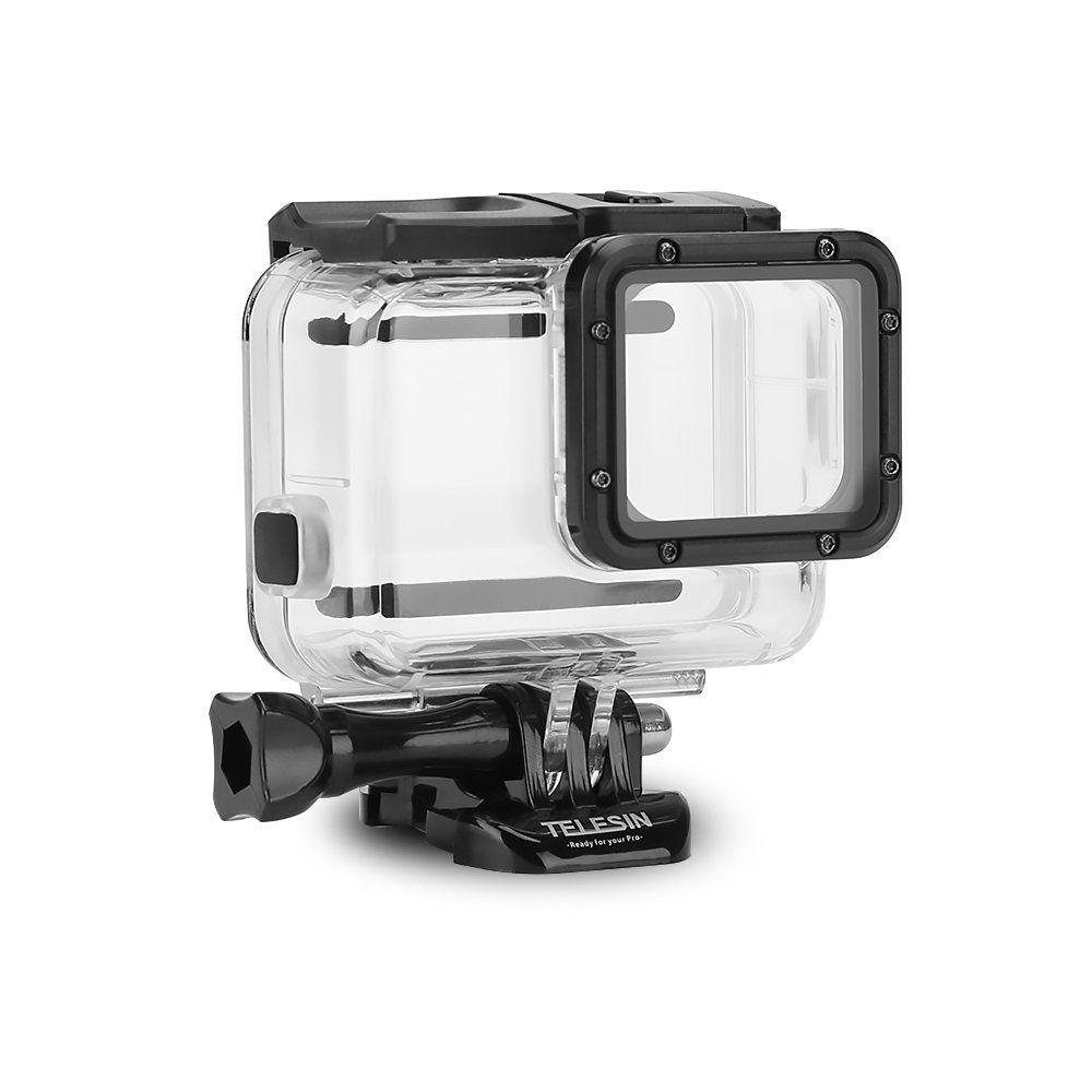 Caixa Estanque GoPro Hero 5 6 7 Black com Tampa Traseira Extra - Telesin -  Protetor para Câmera de Segurança - Magazine Luiza