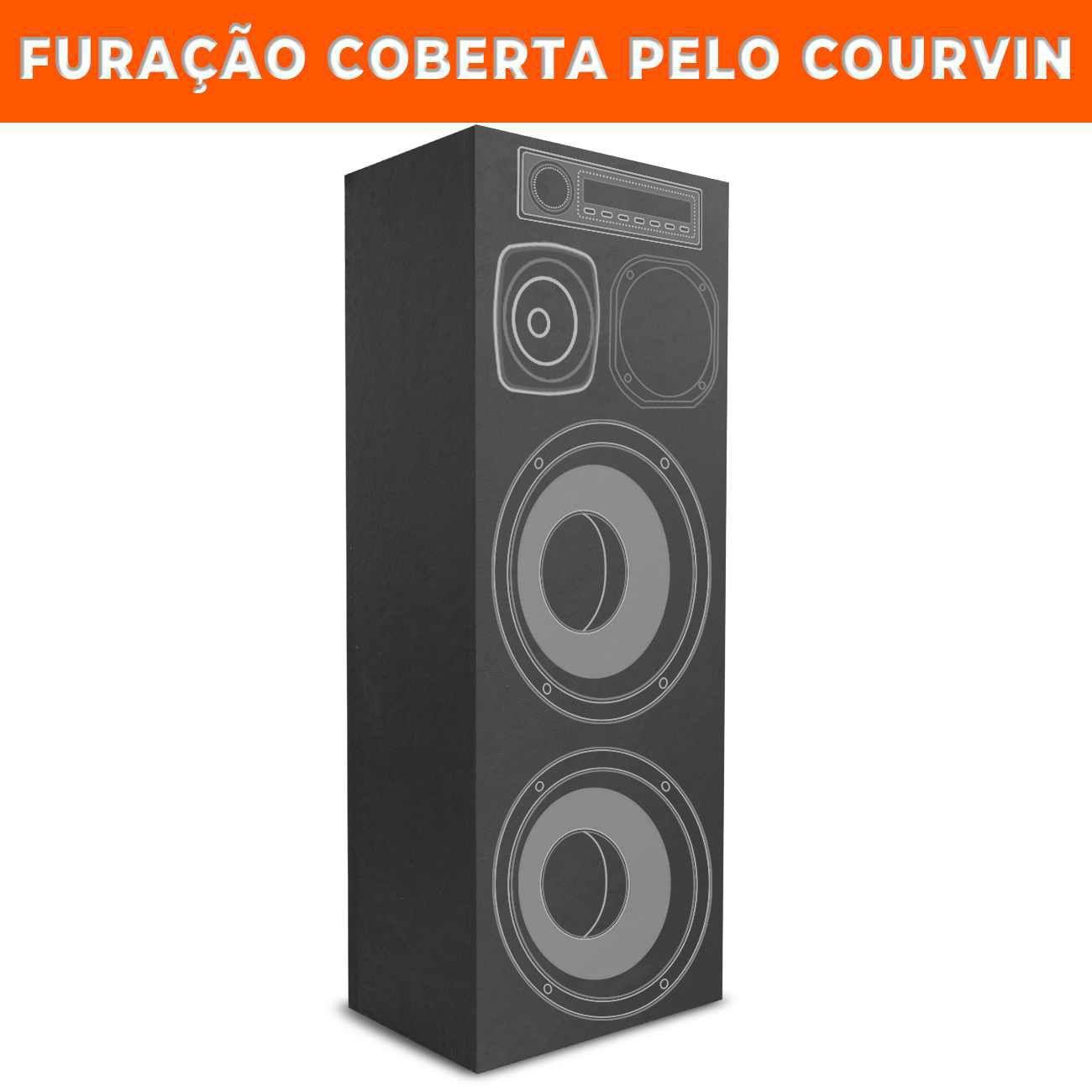 Caixa Trio Residencial Bob Vazia Pra Falante 12'' Colorida