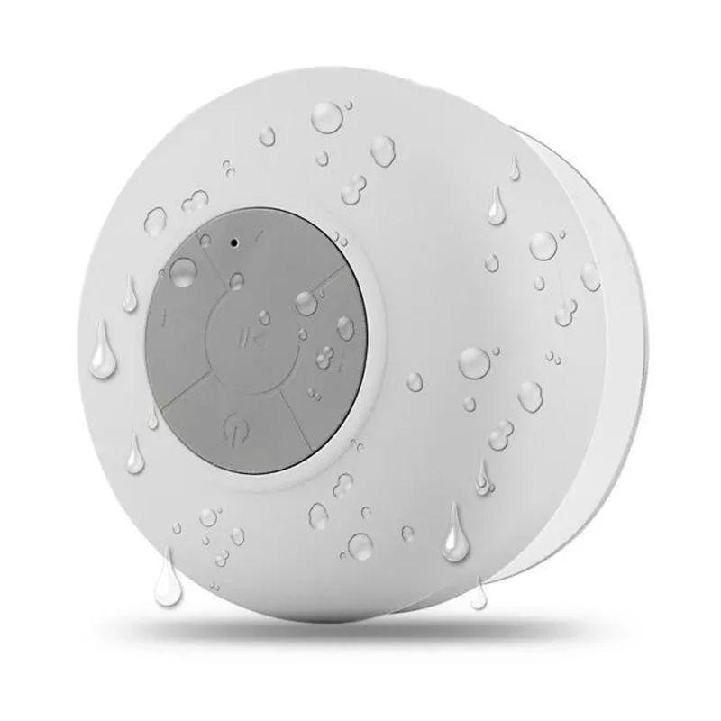 Caixinha De Som Bluetooth Prova De Agua Ventosa Bts 06 Branco Waterproof Caixas De Som Magazine Luiza