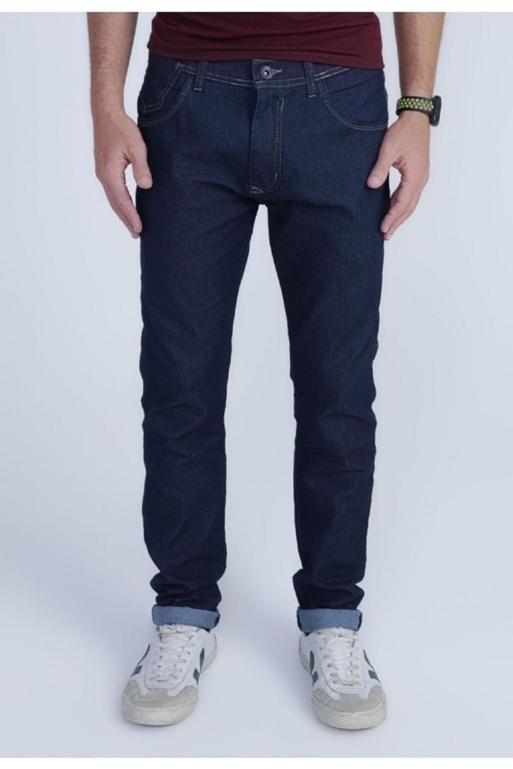 calça jeans slim fit masculina preta
