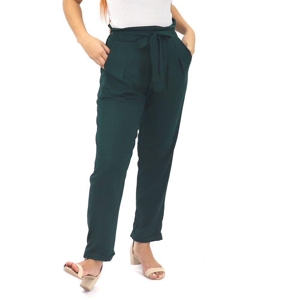 calça alfaiataria feminina cos alto
