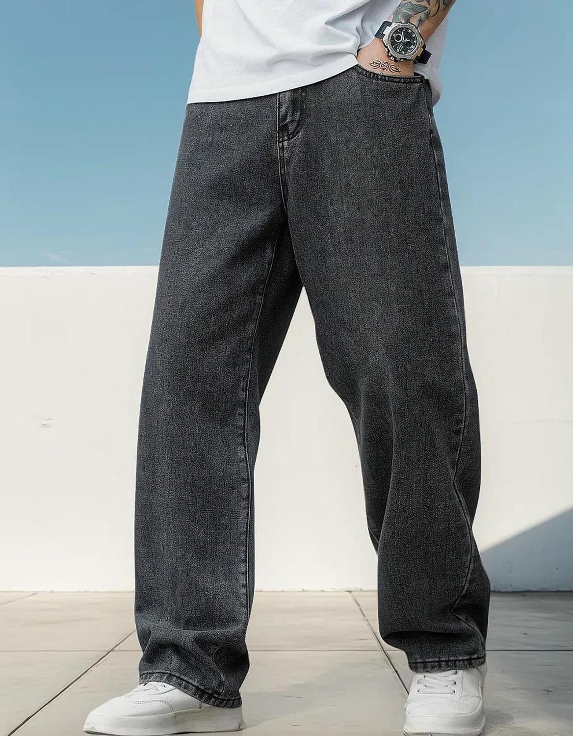 Jeans Balao CalÃ§a Jeans Masculina Larga Calça Balão Calca Jeans