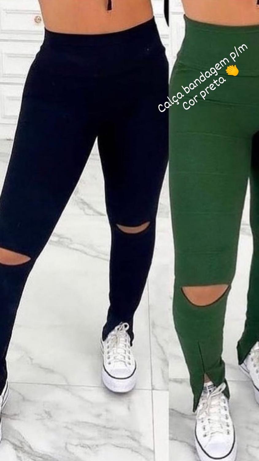 Calça bandagem cor preta - Confecções OKAY - Outros Moda e Acessórios -  Magazine Luiza