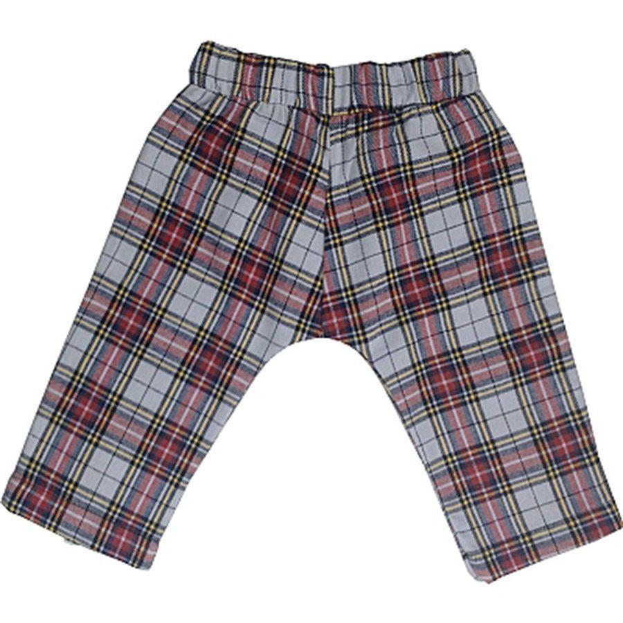 calça flanela xadrez vermelha