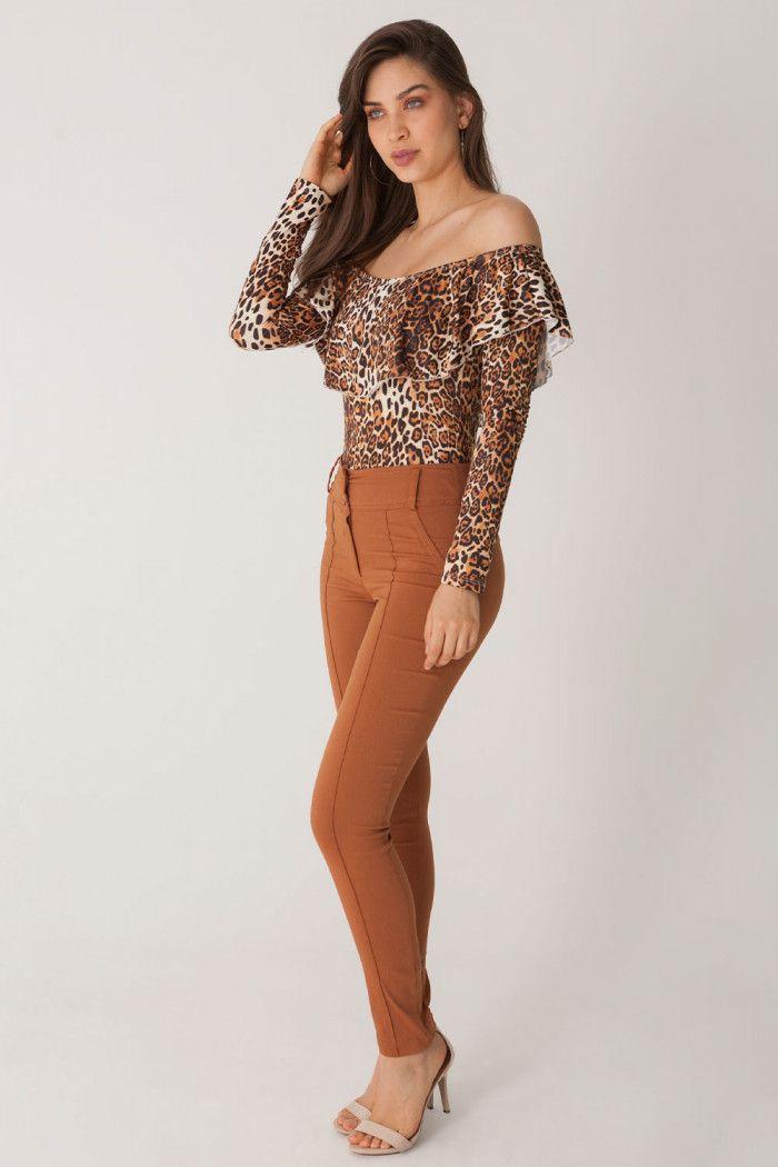 calça bengaline caramelo