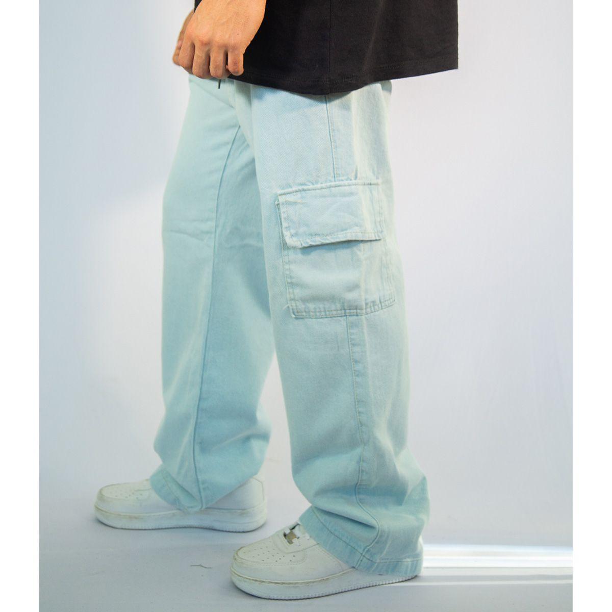 Bolsos CalÃ§a Cargo Militar Masculina Cargo Larga CalÃ§as