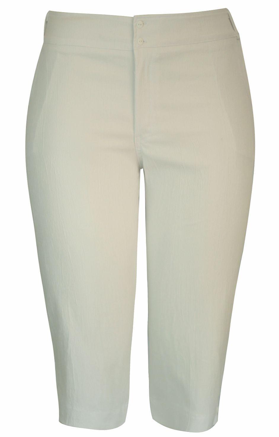 calça corsario branca