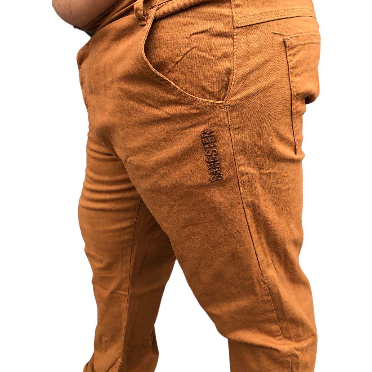 Calça De Sarja Masculina Premium Tamanho Grande Plus Size